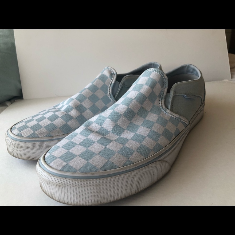 Ultra rare baby light blue checkered vans